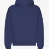 Sudadera con capucha orgánica de talla grande - Azul marino