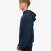 Sudadera con capucha orgánica de talla grande - Azul marino