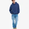 Sudadera con capucha orgánica de talla grande - Azul marino
