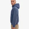 Sudadera con capucha orgánica de talla grande - Azul Neptuno