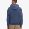 Sudadera con capucha orgánica de talla grande - Azul Neptuno