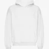 Sudadera con capucha orgánica de talla grande - Blanco óptico