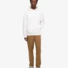 Sudadera con capucha orgánica de talla grande - Blanco óptico