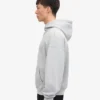 Sudadera con capucha orgánica de talla grande - Gris deslavado