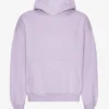 Sudadera con capucha orgánica de talla grande - Lavanda suave