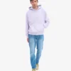 Sudadera con capucha orgánica de talla grande - Lavanda suave