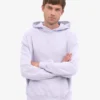 Sudadera con capucha orgánica de talla grande - Lavanda suave