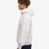 Sudadera con capucha orgánica de talla grande - Mezcla de nieve