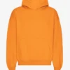 Sudadera con capucha orgánica de talla grande - Naranja soleado