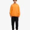 Sudadera con capucha orgánica de talla grande - Naranja soleado