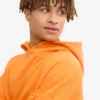 Sudadera con capucha orgánica de talla grande - Naranja soleado