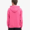 Sudadera con capucha orgánica de talla grande - Rosa chicle