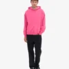 Sudadera con capucha orgánica de talla grande - Rosa chicle