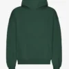 Sudadera con capucha orgánica de talla grande - Verde esmeralda