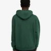 Sudadera con capucha orgánica de talla grande - Verde esmeralda