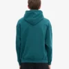 Sudadera con capucha orgánica de talla grande - Verde océano