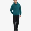 Sudadera con capucha orgánica de talla grande - Verde océano