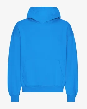 Sudadera con capucha orgánica de talle grande - Azul Pacífico
