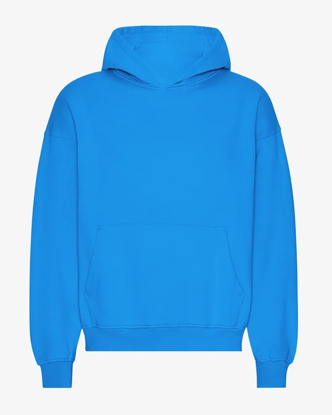 Sudadera con capucha orgánica de talle grande - Azul Pacífico