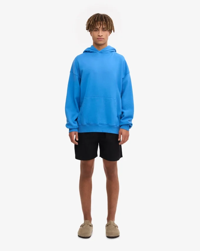 Sudadera con capucha orgánica de talle grande - Azul Pacífico