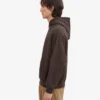 Sudadera con capucha orgánica de talle grande - Marrón café