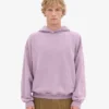 Sudadera con capucha orgánica de talle grande - Morado perlado