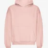 Sudadera con capucha orgánica de talle grande - Rosa descolorido