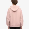 Sudadera con capucha orgánica de talle grande - Rosa descolorido