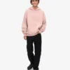 Sudadera con capucha orgánica de talle grande - Rosa descolorido