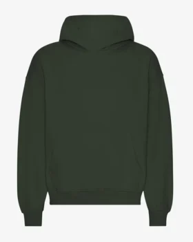 Sudadera con capucha orgánica de talle grande - Verde cazador