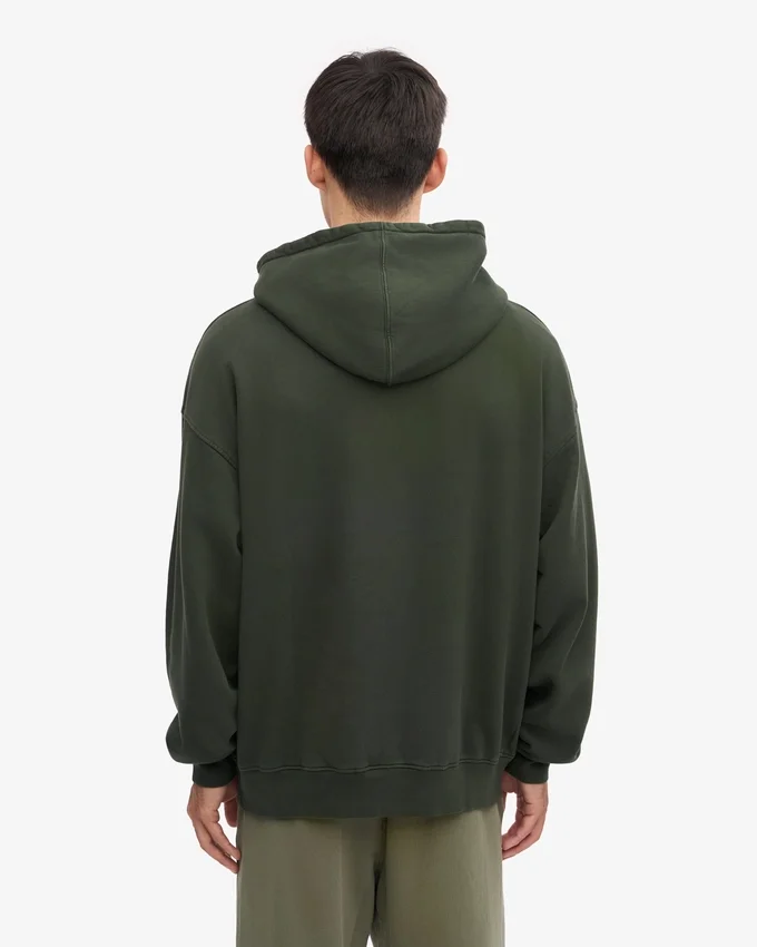 Sudadera con capucha orgánica de talle grande - Verde cazador