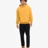 Sudadera con capucha orgánica extragrande - Amarillo quemado