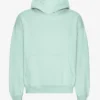 Sudadera con capucha orgánica extragrande - Azul aguamarina claro
