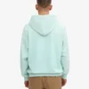 Sudadera con capucha orgánica extragrande - Azul aguamarina claro