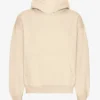 Sudadera con capucha orgánica extragrande - Blanco marfil