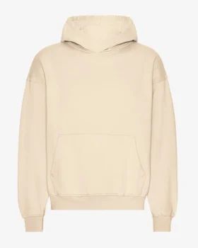 Sudadera con capucha orgánica extragrande - Blanco marfil