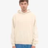 Sudadera con capucha orgánica extragrande - Blanco marfil