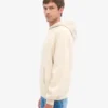 Sudadera con capucha orgánica extragrande - Blanco marfil