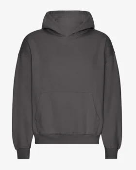 Sudadera con capucha orgánica extragrande - Gris lava