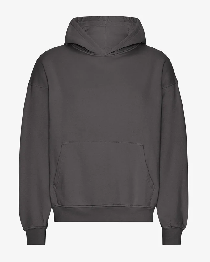 Sudadera con capucha orgánica extragrande - Gris lava