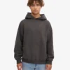 Sudadera con capucha orgánica extragrande - Gris lava