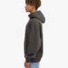 Sudadera con capucha orgánica extragrande - Gris lava
