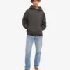 Sudadera con capucha orgánica extragrande - Gris lava