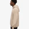 Sudadera con capucha orgánica extragrande - Gris ostra