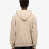 Sudadera con capucha orgánica extragrande - Gris ostra