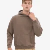 Sudadera con capucha orgánica extragrande - Marrón cedro