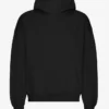 Sudadera con capucha orgánica extragrande - Negro intenso