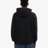 Sudadera con capucha orgánica extragrande - Negro intenso