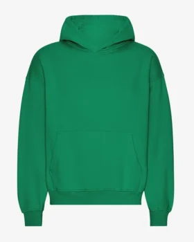 Sudadera con capucha orgánica extragrande - Verde Kelly