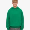 Sudadera con capucha orgánica extragrande - Verde Kelly
